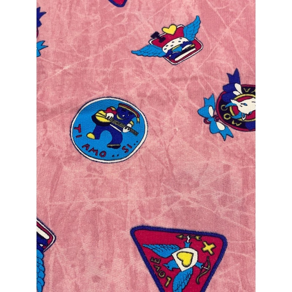 Fabric Pink 56" x 19 Piece Love Arrow Holiday Cow Ti‎ Amo Si